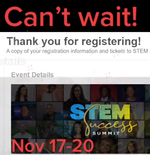 GameDevDebbie's tweet image. Excited to attend the free virtual STEM Success Summit!

#stem #steam #stemeducation #steameducation #programming #coding #codingvibes #softwaredeveloper #steminist #womenintech #womeninstem #technology