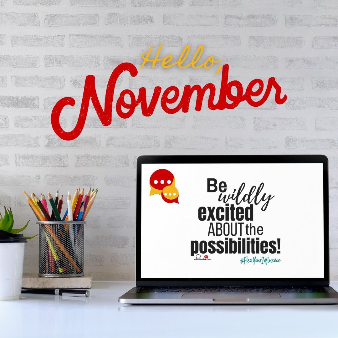 socializela's tweet photo. Happy November everyone! Our theme for this month is...2022 🎉

Whether you love or hate to plan, we have some exciting things coming for you very soon. Visit https://t.co/yeS3w8kR7R for a sneak peek 😎
-
#flexyourinfluence #socializela #novemberplanning #plan2022 https://t.co/rjvLuGlkgI