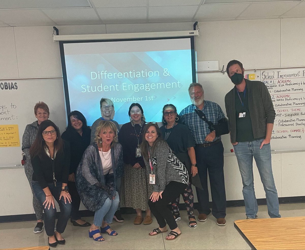 SRMSCowboys's tweet photo. School-Led Professional Development Day…focusing on all areas of our School Improvement Plan to improve our practices and best serve our students! #sdircpdday #bestbykids https://t.co/fV6nzFy8Ee