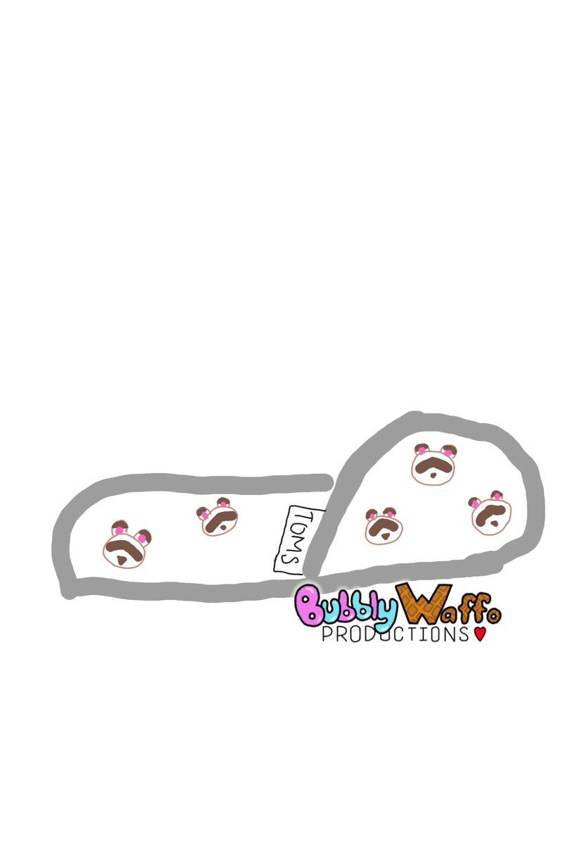bubblywaffo's tweet photo. #ACTwitter, retweet if you agree.
what if @TOMS and @animalcrossing did a collab?
a bunch of little Tom nooks on the shoes?
It is on the name of the shoes?!
(crude drawing of an idea for the shoes) https://t.co/u7hpH1GAzV