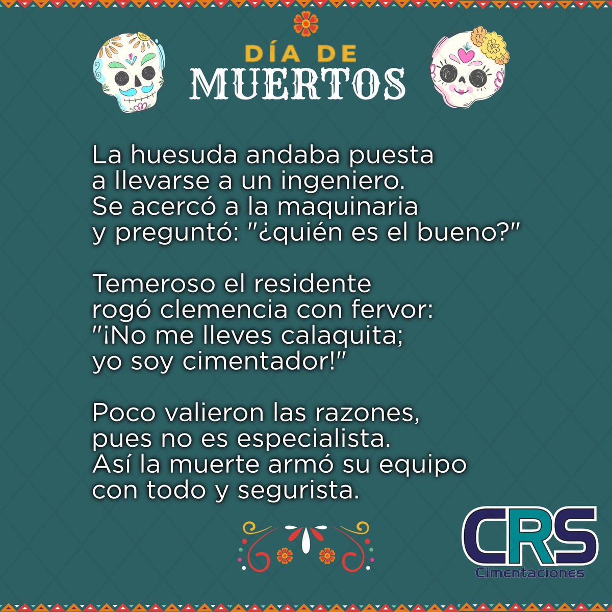 CRS_Mexico's tweet photo. #DiaDeMuertos https://t.co/ptXR0SUvyX
