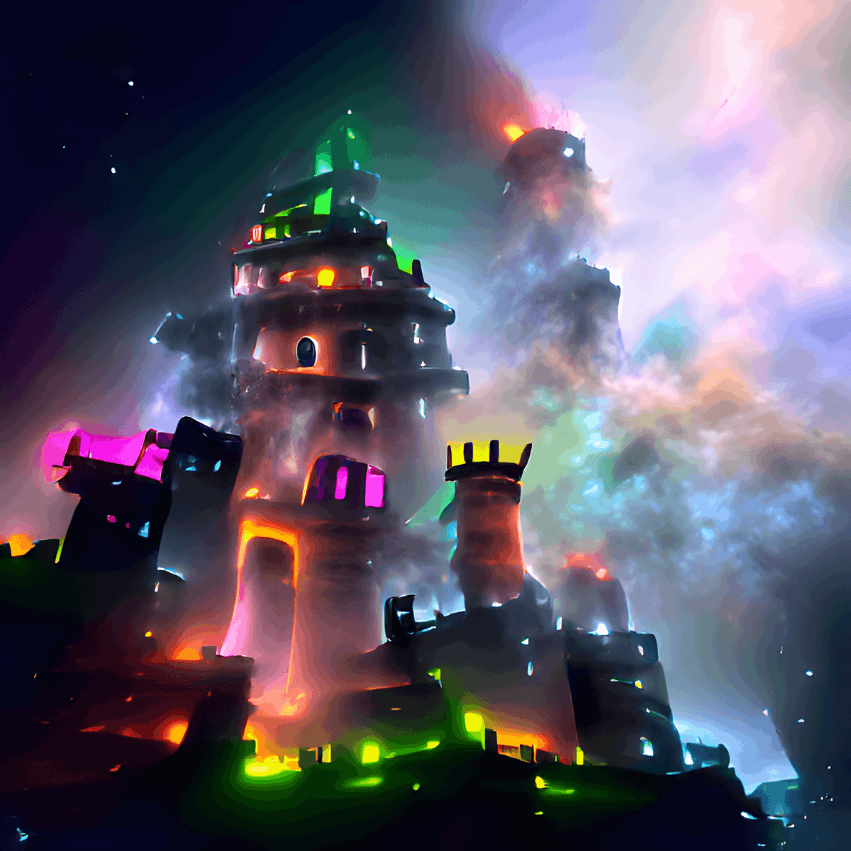 Jojocryptoquest's tweet photo. Hello Friends! Today we talk about the legendarycastle of colours and smoke in our daily lore of the Solverse! Hope you all enjoy! #art #NFTs #SolanaNFT #Solana #infinitylabsnft @InfinityLabsNFT https://t.co/k53tZCZCYu
