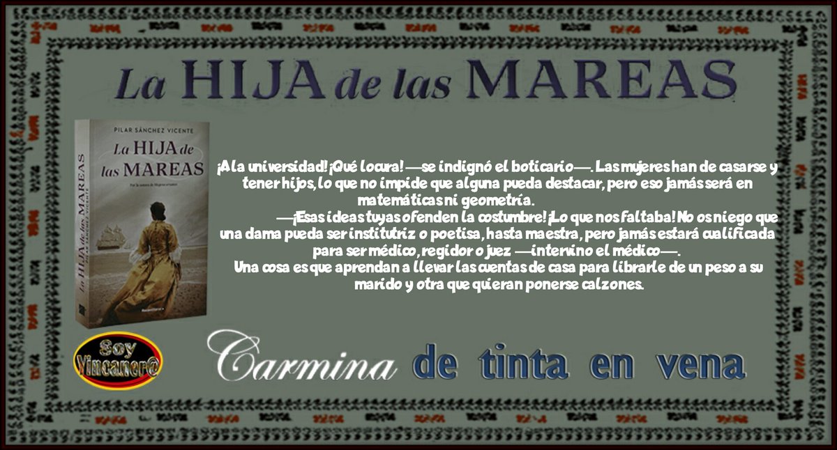 Qué equivocados estaban, las mujeres solo necesitaban la oportunidad de demostrar su valía. Y que manía con que eso signifique ponerse calzones. #LaHijaDeLasMareas @psanchezvicente <a href="/RocaEditorial/">Roca Editorial</a> #SoyYincanera <a href="/Ana_Kayena/">Kayena</a> <a href="/IslaMilPalabras/">LaIslaMilPalabras</a> <a href="/Librosxdoquier/">Librospordoquier</a> <a href="/MartinGGema/">Gema Martin</a> <a href="/garita73/">Margari</a>