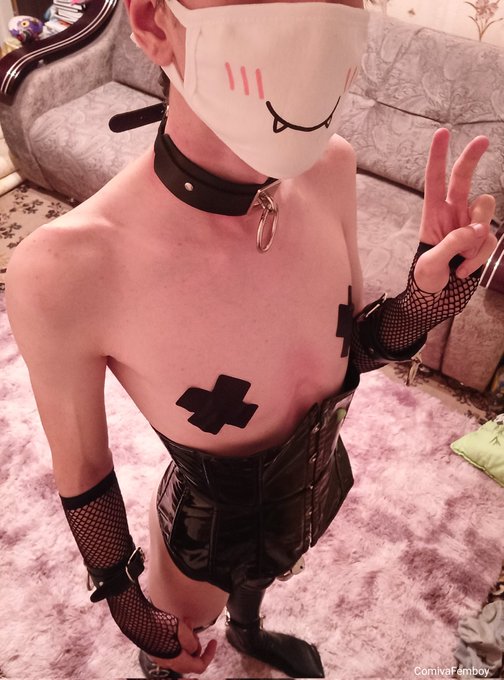 "Good Night" Part 1/3~ 🖤😏 I'm resting a little, but how are you?~😘❤ #femboytwitter #Femboy #latex #bdsmِ<a href="/tag/latex"class="tags"><span>#latex</span></a><a href="/tag/femboy"class="tags"><span>#femboy</span></a><a href="/tag/bdsm%D9%90"class="tags"><span>#bdsmِ</span></a><a href="/tag/femboytwitter"class="tags"><span>#femboytwitter</span></a>