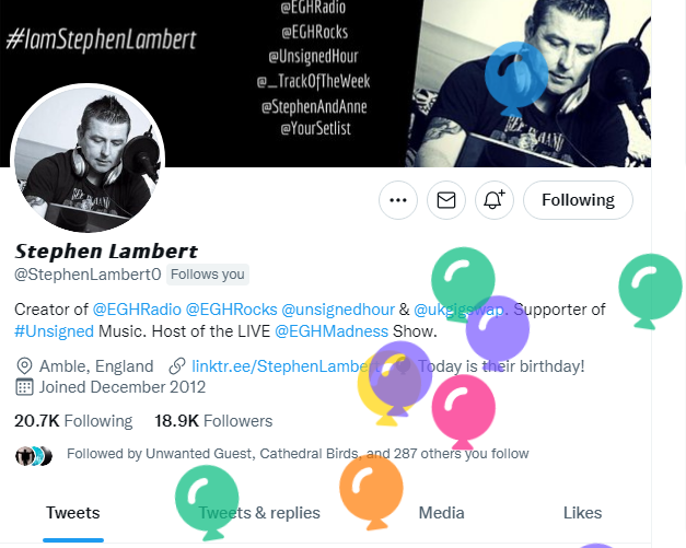 EricaBand10's tweet photo. Wishing our good friend and @EGHRadio legend @StephenLambert0 a #HappyBirthday from all at #ERICAHQ ... #ThankYou for all your support #class #iamstephenlambert #CocaCola #TunaRoll https://t.co/hg9YJ3qyGI