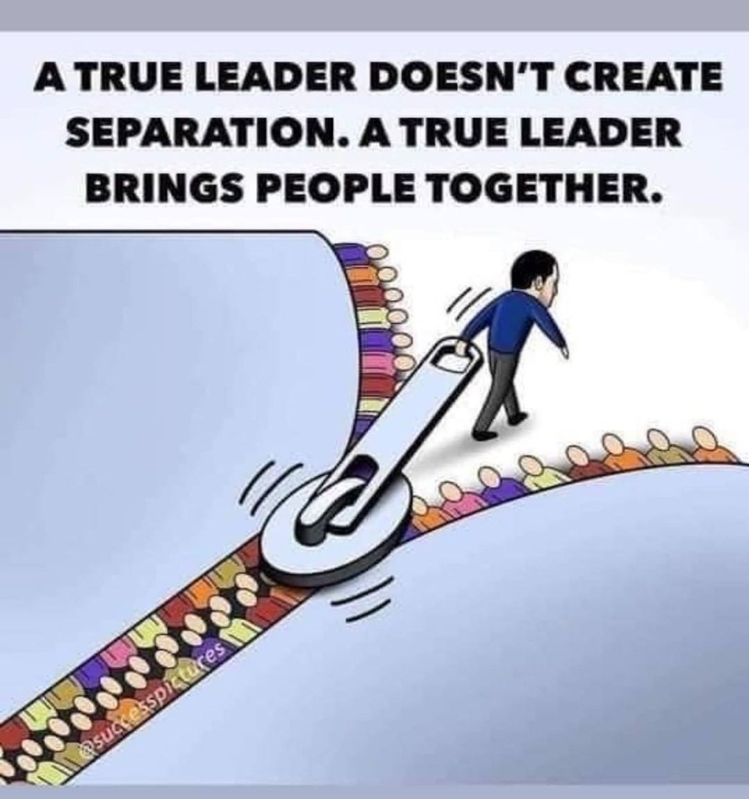 Mtc1914's tweet photo. I thought this was a great illustration of a leader. https://t.co/AWDWSRAf4e