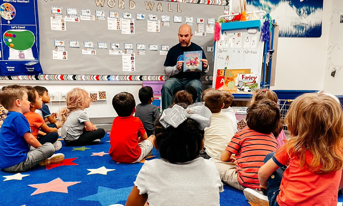 BCEWheeler's tweet photo. Thank you Mr. Calvert for reading to our class today! The kids loved the book and can’t wait to find out if there is a part 2! @BearCreekElem @BryanCalvert3 https://t.co/9asEHtq3Wh