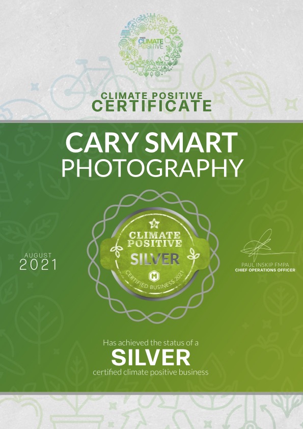 CaryTheClick's tweet image. Chuffed to bits with this!  Just been awarded Silver Climate Positive Certification...only one of a handful of studios in the whole of the UK! #sustainability #climatepositive #ecofriendlyphotographer #climatepositiveworkforce #carbonnegative