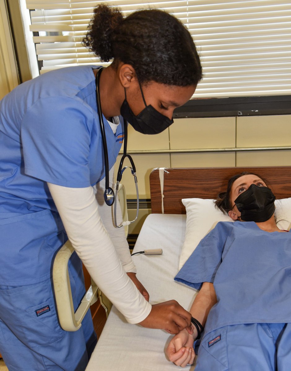 ESBOCES's tweet photo. According to @AACNursing, enrollment in nursing programs has risen, a trend seen in our CTE Health Science Programs. #NurseAssisting students at #WardTechCenter, and #ClinicalMedicalAssisting students at #MillikenTechCenter, completed PPE training and began vital signs training. https://t.co/Zlro8lwYsE