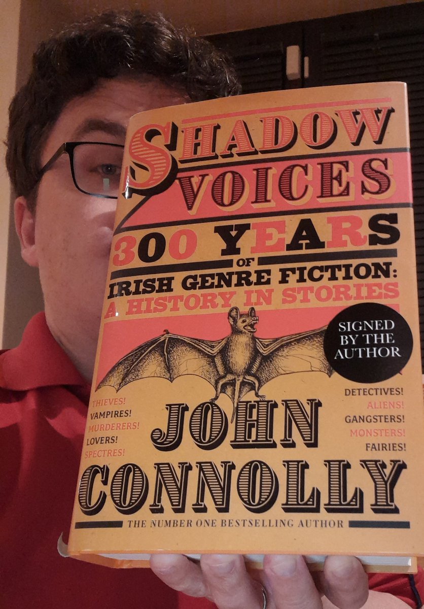 donjimmyreviews's tweet photo. Also in the post today is the MASSIVE (literally and figuratively) nee book from @jconnollybooks
#ShadowVoices - At over 1000 pages this one should keep me going. I may try a story a day....
Many thanks to @gutterbookshop for getting the book signed and dedicated. https://t.co/hF23H52Pfk