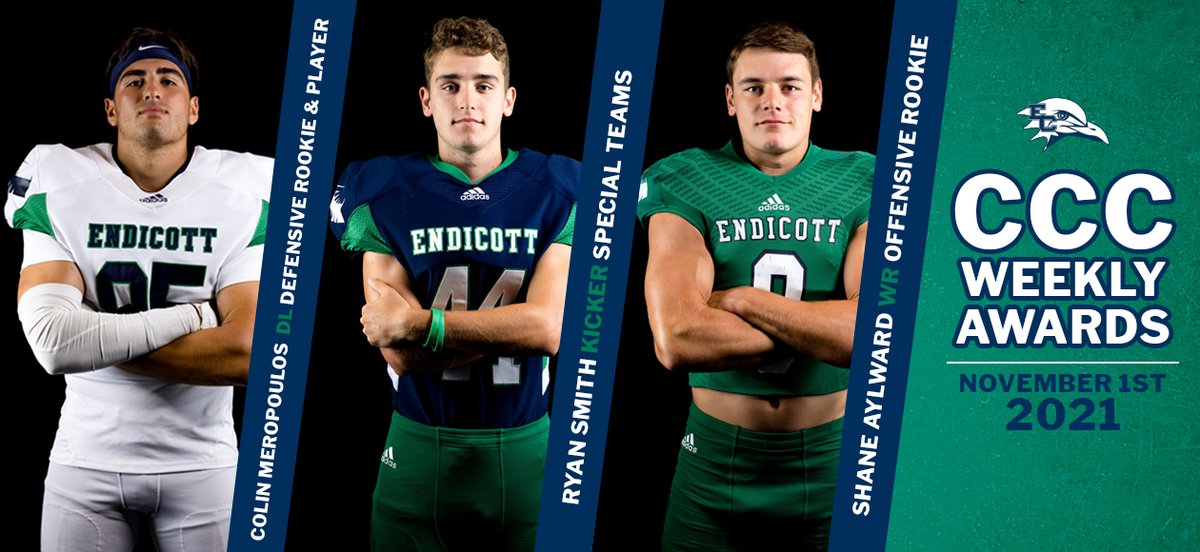 FB: Trio Of Gulls Receive CCC Football Weekly Awards 

STORY ➡️ bit.ly/2ZKSSjq 

NOTES
* Meropoulos sweeps defensive weekly awards