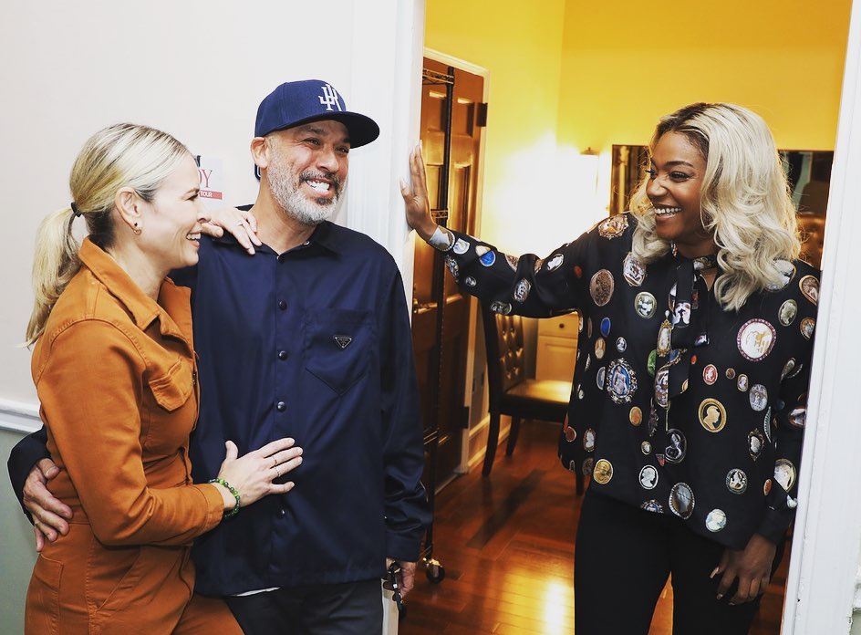 Jokoy's tweet photo. I’ve known both of these women for 17 years, and it rocks my world to see such fierceness and strength in these two. I recommend every man find some strong women to surround himself with. It gives you life. @chelseahandler @TiffanyHaddish https://t.co/Jy0TafC0k7