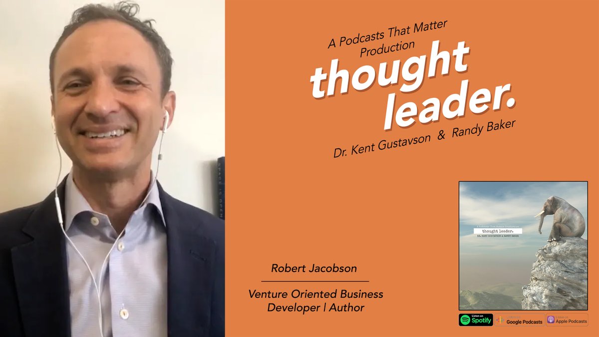 Partner of Space Advisors, <a href="/62MileClub/">Robert C. Jacobson - Space Is Open For Business</a>, has big ideas on the use of aerospace and how space will be utilized in the future.  Our conversation is just the beginning. 

The Thought Leader podcast is hosted by <a href="/drkent/">Dr. Kent</a> and <a href="/HugoDevereaux/">Hugo Devereaux</a>.

Listen here: pod.thatmatters.org/TL-Robert-Jaco…