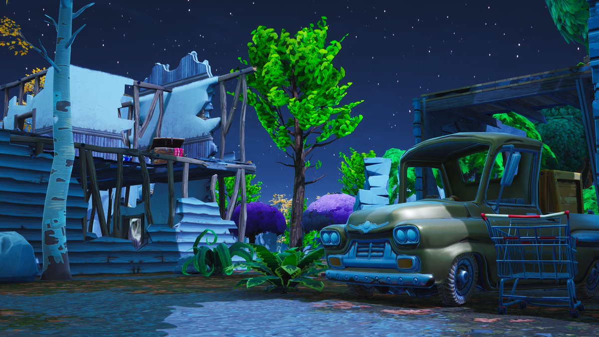 InsideHomebase's tweet image. Maple Tree Valley (Scrapped Zone)

Clearly WIP as there are pink trees using a green subsurf profile.

Has a Post Process Volume that applies a green tint to the game when entered — possibly the area where the mission was meant to take place.