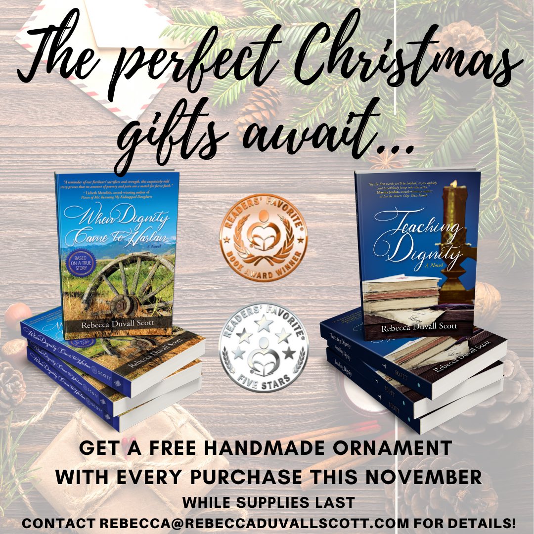 author_rdscott's tweet photo. Check out my November promo as we gear up for Christmas! 🎄🎄🎄#MerryChristmas #bestseller #awardwinning #christian #HistoricalFiction #freeornament https://t.co/wxSv2ZOtYV