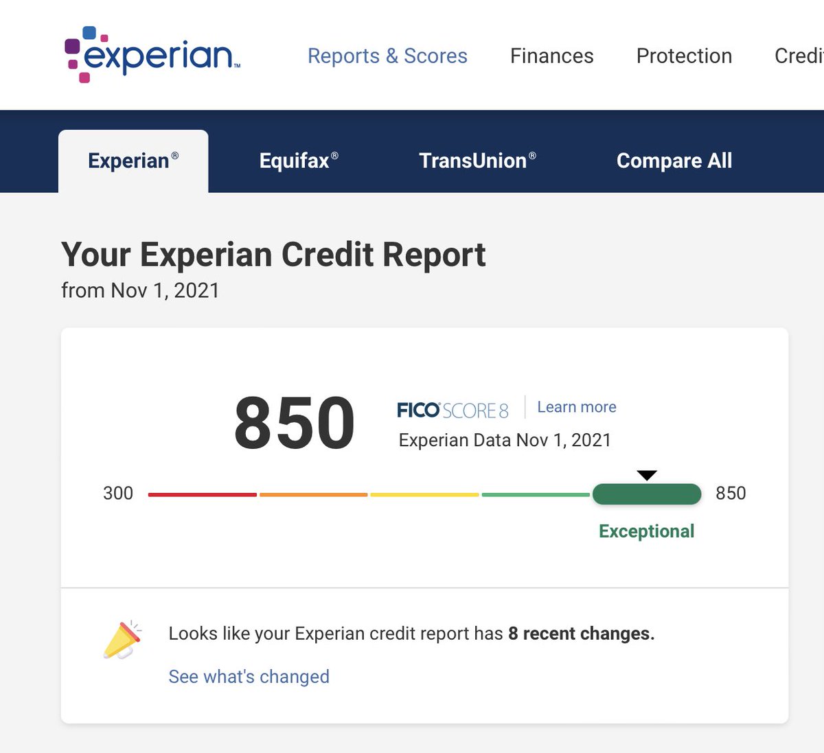 iamDJDetroit's tweet photo. New month but same perfect score! #HumbleBrag #MyCreditUsedToBeTrash #iFoundTheCheatCode https://t.co/N7ssm2QKm6