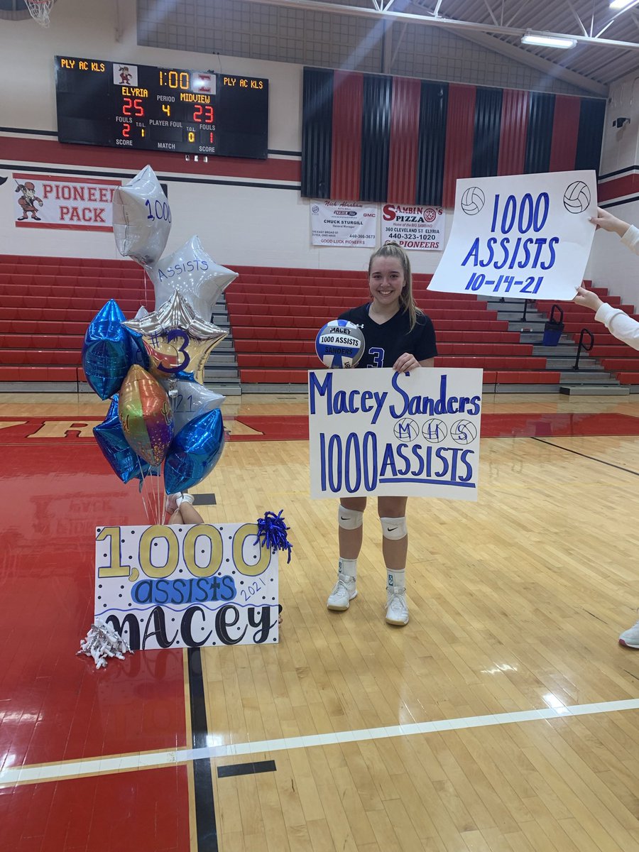 MiddieVball's tweet photo. SENIOR SETTER
#3 MACEY SANDERS

-Honorable Mention SWC
-2nd Team All Lorain County 

Very well deserved awards for this hard working gal! We can’t wait to see all the wonderful things you do!! There’s going to be some big shoes to fill💙 

#GoMiddies💙 https://t.co/RFhy5de5Q5