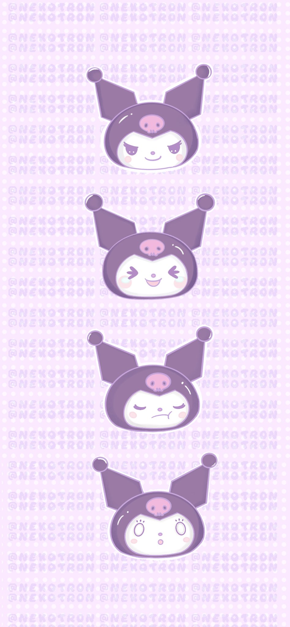 Download Kuromi iPhone Purple Aesthetic Chains Wallpaper  Wallpaperscom