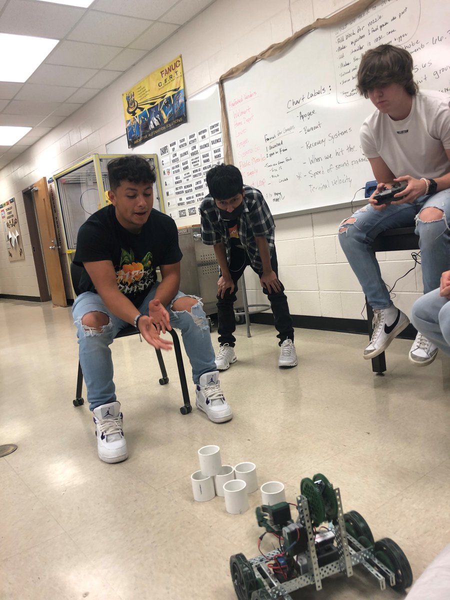 Through back to a couple of weeks ago when we were learning to build from schematics and the basic operations of VEX robots.
#MFISDCTE