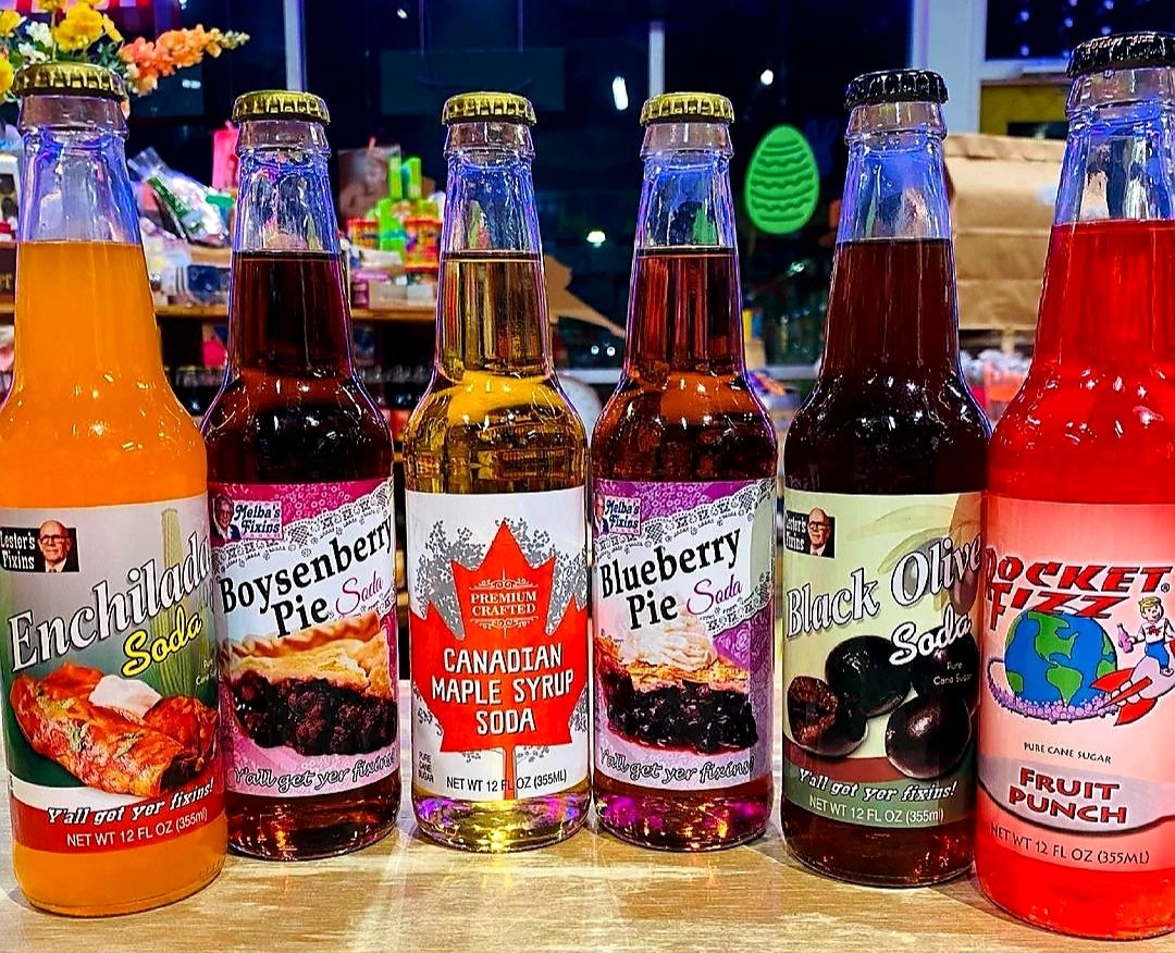 RocketFizz's tweet photo. Need a post-Halloween candy break? Check out our sweet soda selection! 

#RocketFizz #candy #soda #lestersfixins #melbasfixins 

*products vary by location*

📷: Rocket Fizz Fayetteville, NC https://t.co/SQshhxLSgH