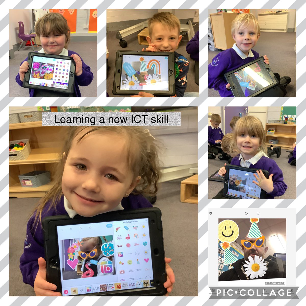 EllistonFT's tweet photo. In FS2, our new ICT skill was to understand how to ‘manipulate’ an image on a photo. Our new piece of vocabulary was ‘manipulation’. Check out how our skills have progressed on from @EllistonNursery! #EllistonComp @TechElliston https://t.co/uc7vzY2p4T