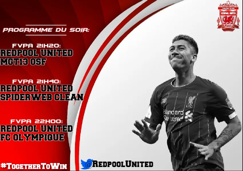 Un œil sur le programme du soir 👀🔴⚪

#TogetherToWin 🔴⚪