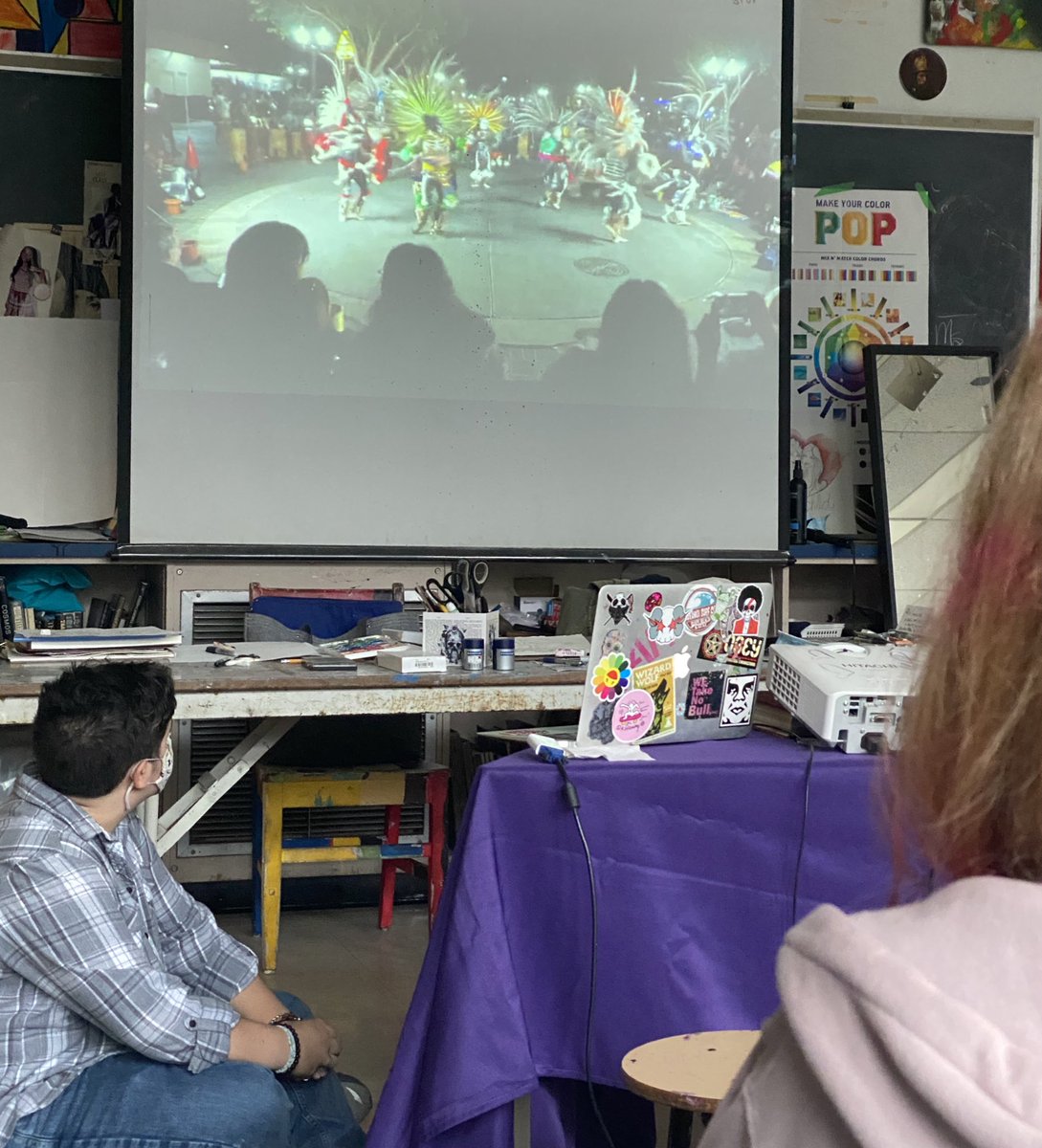 Many thanks to @CTA_Tweets #NAC10 Grade 9 student who delivered a culturally reflective and inspirational presentation for #DiaDeMuertos, highlighting the Indigenous traditions + artistic contributions of the Aztec/Mexican people👏🙌🇲🇽💀
<a href="/IanV_CTAVP/">Ian VIncent</a>