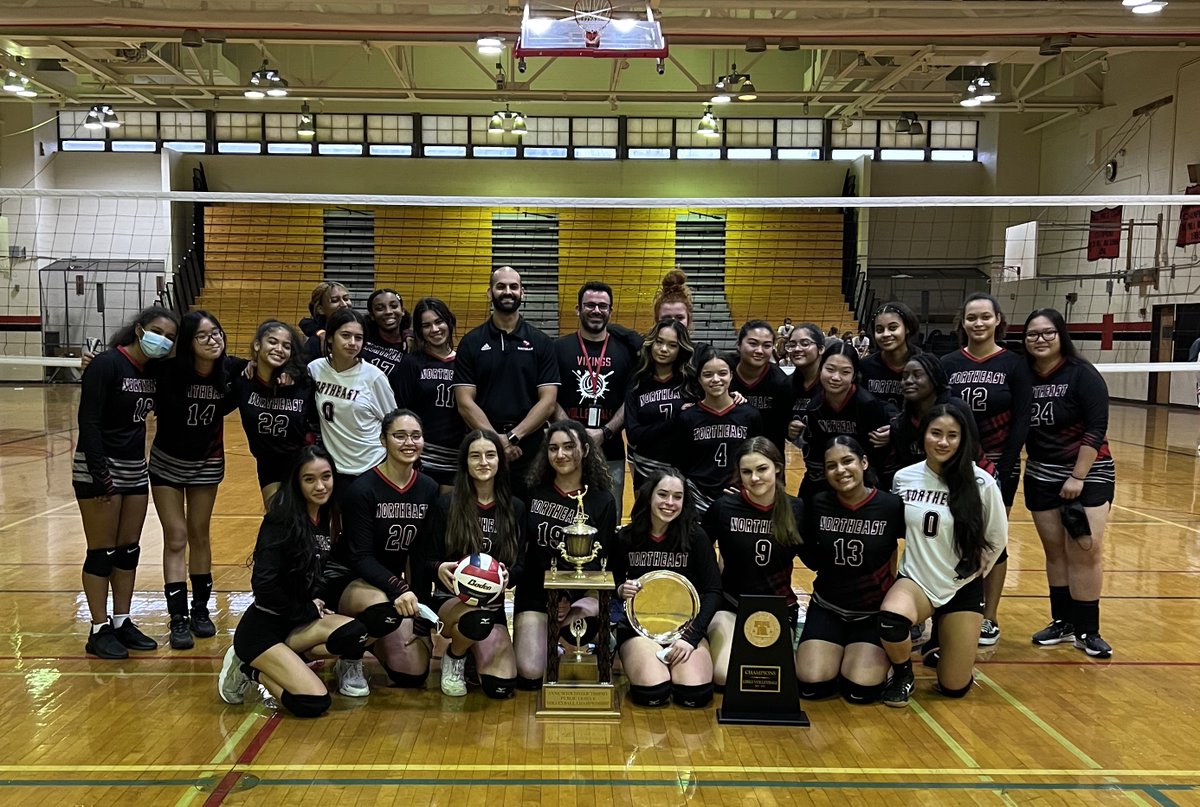 NEHS Girl's VolleyBall,  the Lady Vikings have won the public championship!
nehs.philasd.org/2021/11/01/gir…