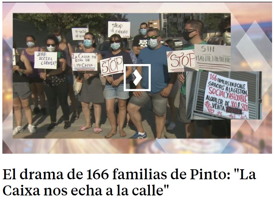NiSocialni's tweet photo. L@s vecin@s de Tomás Bretón, 2 (Pinto) continuaremos con las movilizaciones hasta conseguir una mesa de negociación con la @FundlaCaixa  #inmocaixa no dejéis a nuestras familias en la calle. 
#CaixaBankHablamos? https://t.co/NuxBLkOb6Q