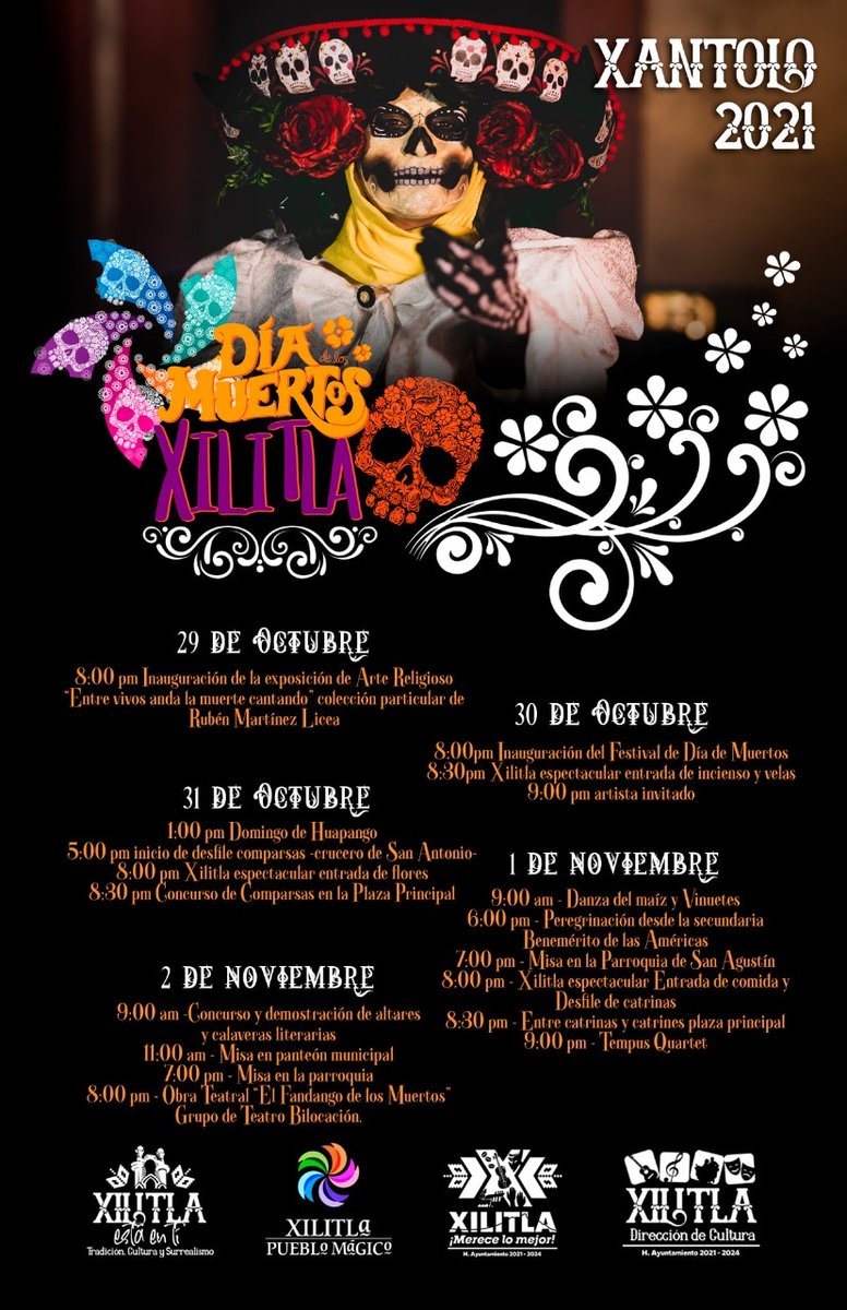 MagazInn_Mx's tweet photo. ¿Ya fuiste al Xantolo en la Huasteca Potosina? 🧡💜
¡Que esperas!
¿Qué lugares te gustaría visitar este año?
Te dejamos las actividades de Tampamolón, Tanquián de Escobedo y Xilitla para este día de muertos 💀
#MagazInn https://t.co/CQ8TtQd5lm
