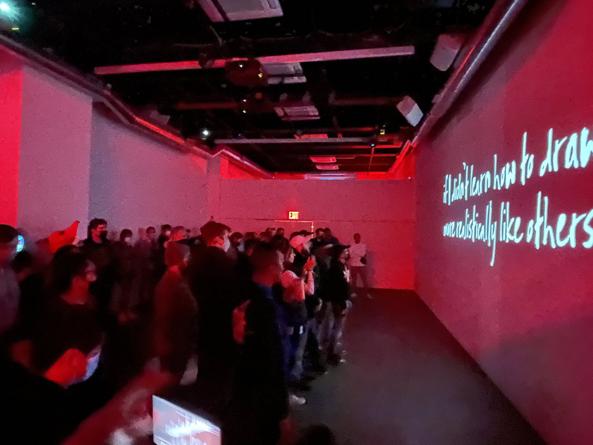 andr3w's tweet photo. chills down my spine at the @Ghxsts exhibition. GY, you did it. https://t.co/AlM2YxKsbk