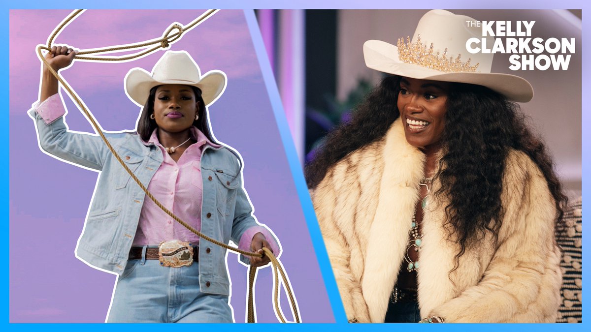 KellyClarksonTV's tweet photo. Meet @jadayiakurshh, the first black Rodeo Queen of Arkansas! She is on a mission to inspire the next generation by educating local kids about agriculture, and also plans to run for mayor after graduating from college

WATCH: https://t.co/ijAGf2QNIo
#RadHumanHour https://t.co/DrN357CarN