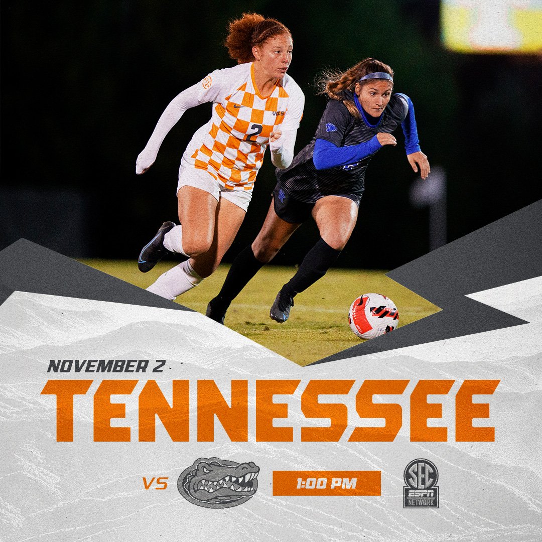 Vol_Soccer's tweet photo. IT'S TOURNAMENT TIME! 
It's Vols 🆚 Gators in the SEC Quarterfinals tomorrow!
📰https://t.co/HHGqe3qmdF https://t.co/ZvYTATJBFt