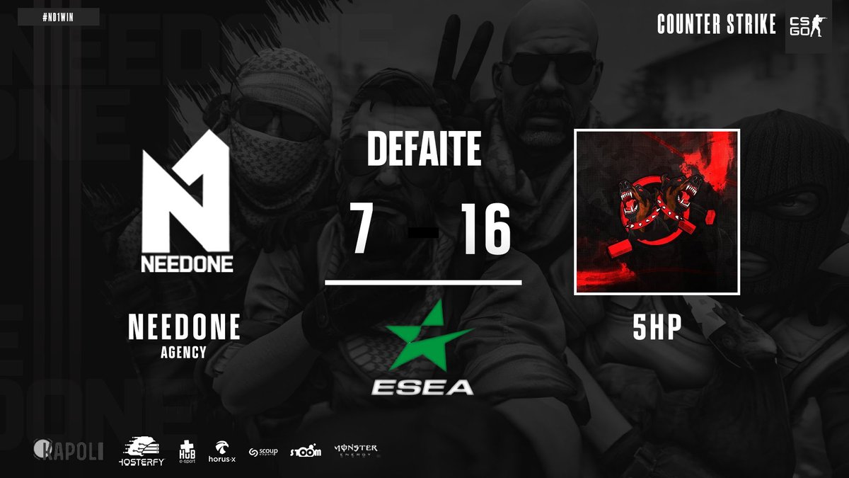 NeedONE_ND1's tweet photo. #Results
Our #TeamCSGO lost the fourth match against @5HP15 ๐ท๐บ @ESEA open
We are currently in 0-4, so itโs not over we believe in you and weโre behind you, go guys ๐
GGWp @5HP15 ๐ท๐บ and GL for the rest of the competition ๐ https://t.co/51xsvnBNuL