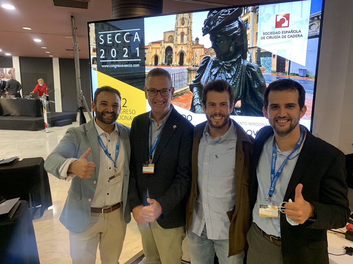 fmarqueslopez's tweet photo. Buena actuación equipo de cadera durante en congreso nacional de la Sociedad Española de Cirugía de Cadera en Oviedo 28 y 29 de octubre 2021. https://t.co/jly48GcKUI