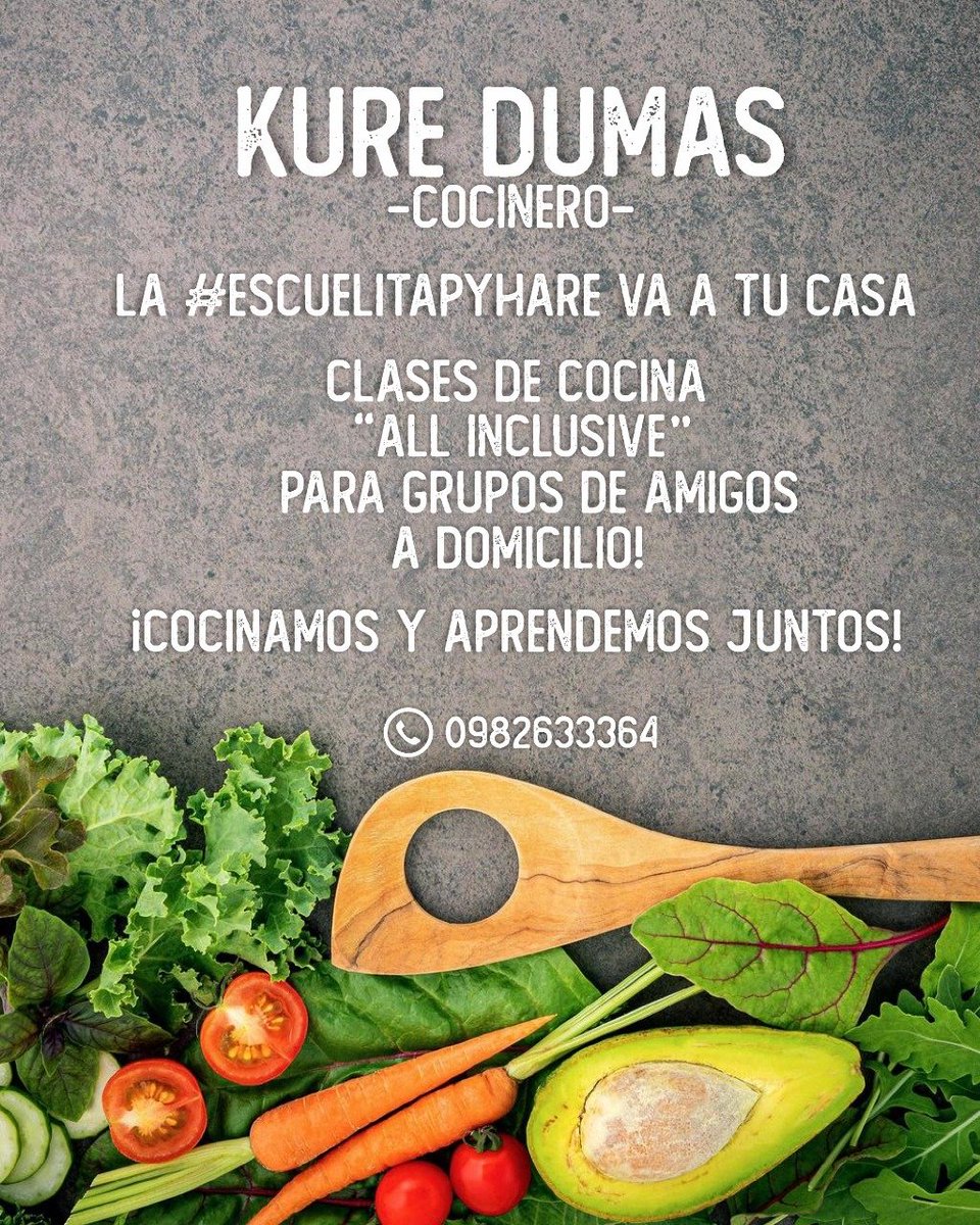 KureDumasGMP's tweet photo. Una onda distinta para aprender a cocinar con amigos o en familia. #EscuelitaPyhare vagabunda va a tu casa y te enseña! https://t.co/zKttNSXLLa