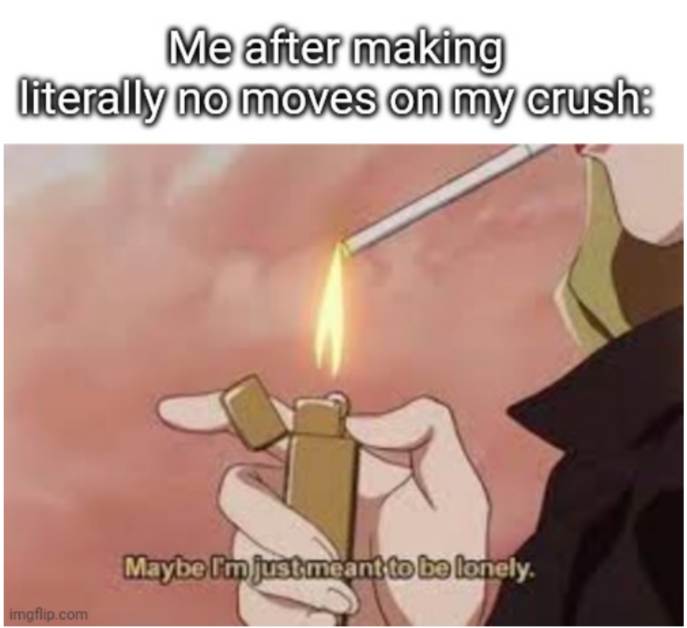 I'm gonna die a virgin and it will be entirely my fault