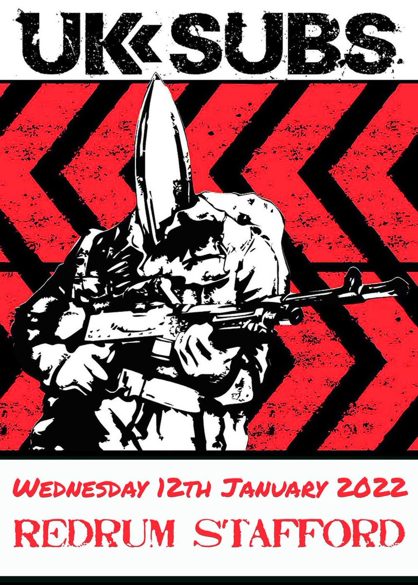 UK Subs hitting Redrum 12th January!