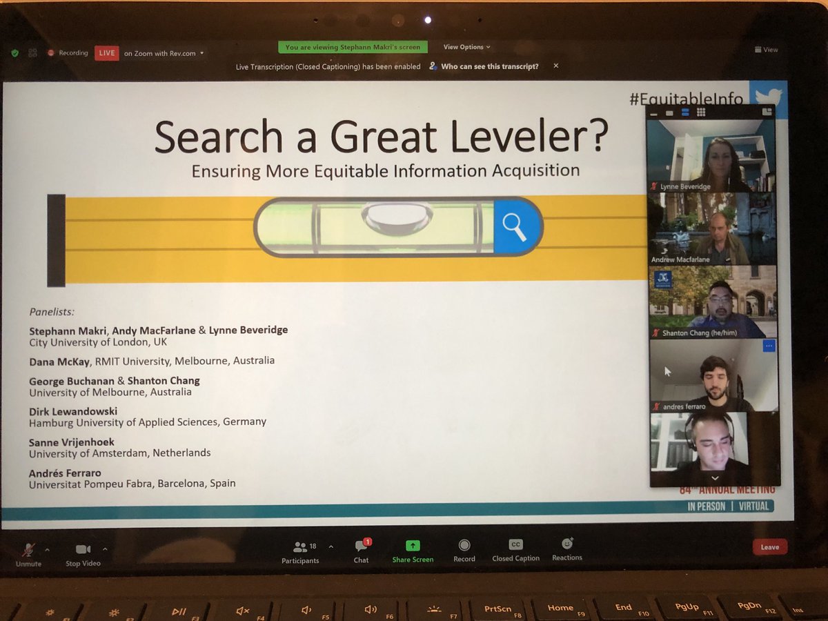 We’re off! #equitableinfo