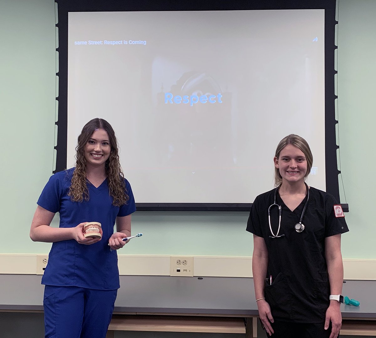 HC_BigSpring's tweet photo. Last Friday, two of our HC Diplomats, Mallory and Sara, shared their passion for their chosen careers and their thoughts on 'Respect' during Character Conversations with Washington Elementary! It was a great time, thanks for having us! #makingdreamsreal #characterconversations https://t.co/gXSAUr1Mvu