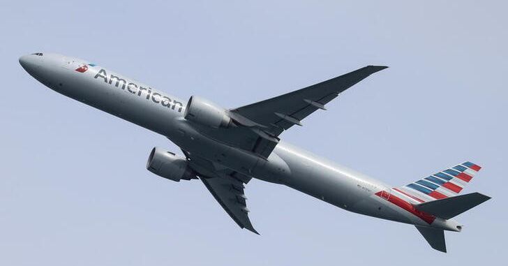 Reuters's tweet photo. U.S. charges passenger with assaulting American Airlines flight attendant https://t.co/yajXnJsYQF https://t.co/2rD3TUMpLa