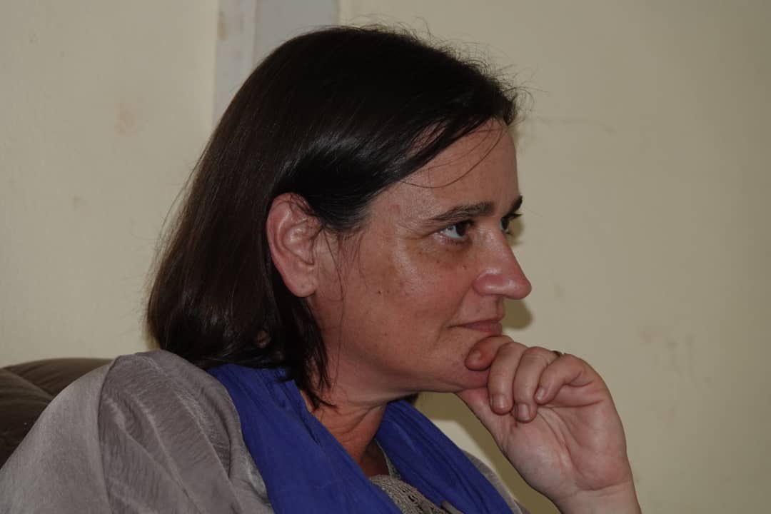 OIMGuinee's tweet photo. « Je suis très honorée d’échanger avec le Directeur de cabinet du gouvernorat, sur le travail conjoint de l’OIM et des autorités locales dans le cadre de la Migration et du développement » Ana Fonseca, Cheffe de Mission de OIM, en visite de terrain dans la Région de N’Zérékore. https://t.co/RYkOWXYjVA