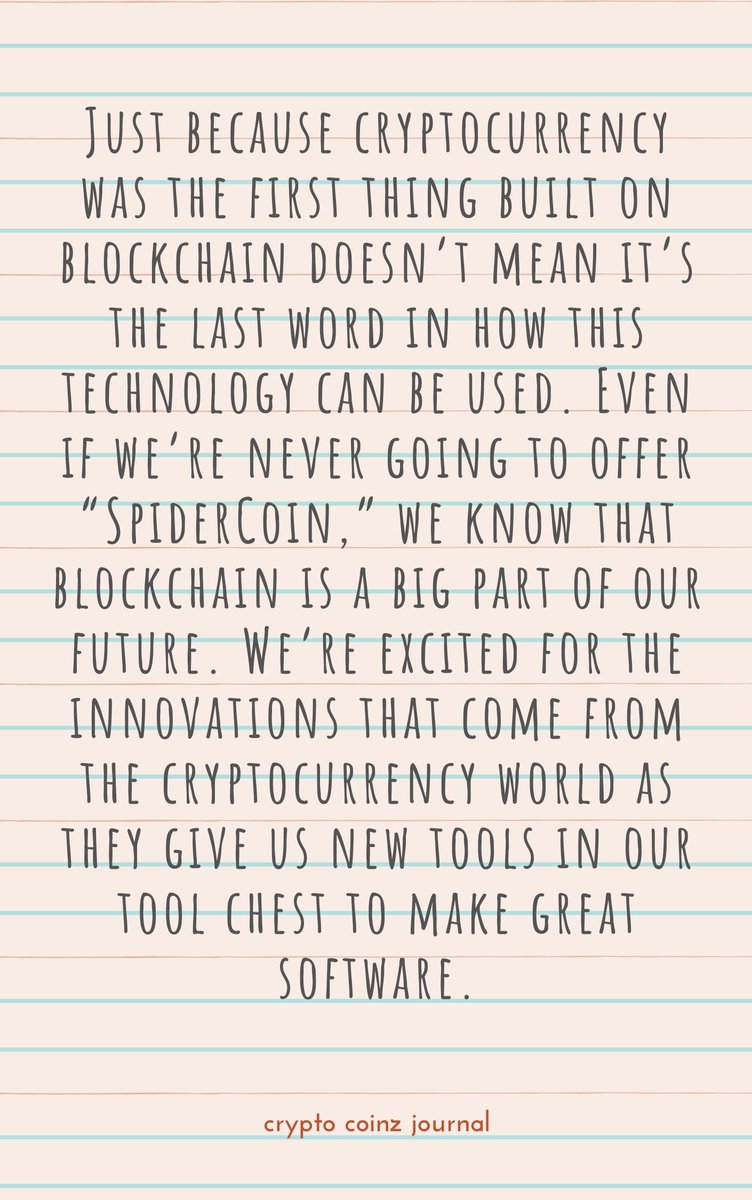 cryptocoinz6's tweet photo. #cryptocurrency and apps based on distributed ledgers have done the world a huge favor by giving us a new perspective on decentralization and technologies like #Blockchain. -Adam Tervort 
#CryptocurrencyNews #CryptoNews #BlockchainEconomyExpo #cryptocurrencies #cryptotwitter https://t.co/J1Xwp9ELnB
