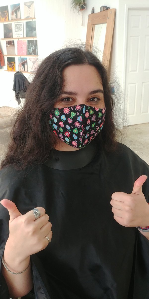 Zefruitbatty's tweet photo. Today was the big day, and my head is now a whole lot lighter! Thank you to everyone who has donated, we've raised an incredible £1000 for @elfcharity which is double my original goal. If anyone wants to keep contributing you can use the link below:

https://t.co/FMyqEHVEJc https://t.co/ZdHTI8UAWg