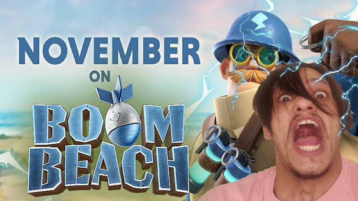 skullcrusherbb's tweet photo. Looks like a killer month on Boom Beach. Reaction ➡️ reacting to this November on Boom Beach https://t.co/D0sh5J00oK #boombeach #November #tmob @BoomBeach lazortrons anyone!? PEW-PEW https://t.co/Y6jgMma9XB