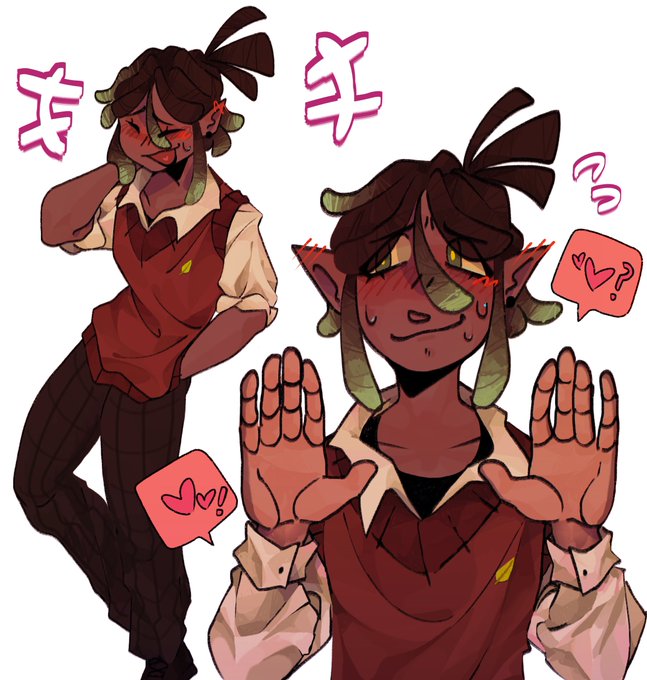 Do you ever feel the urge to kiss your oc in the mouth 