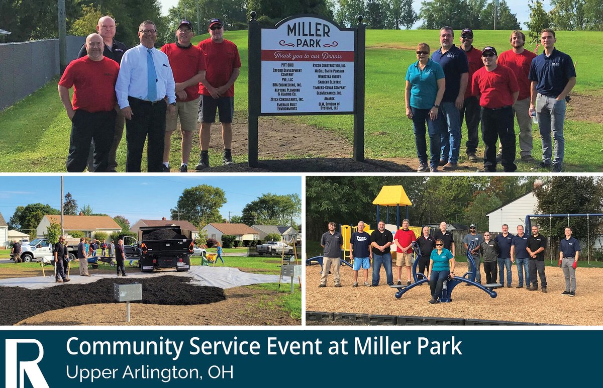 PITTOHIO's tweet photo. [Press Release] Last month our team in Parma, OH, in coordination with the City of Parma, @MSPdesign, and Rycon Construction, funded an effort to renovate a local park and playground minutes from our Cleveland Terminal. ▶️ https://t.co/MCjXvMcbnD https://t.co/7LnymjnfoX