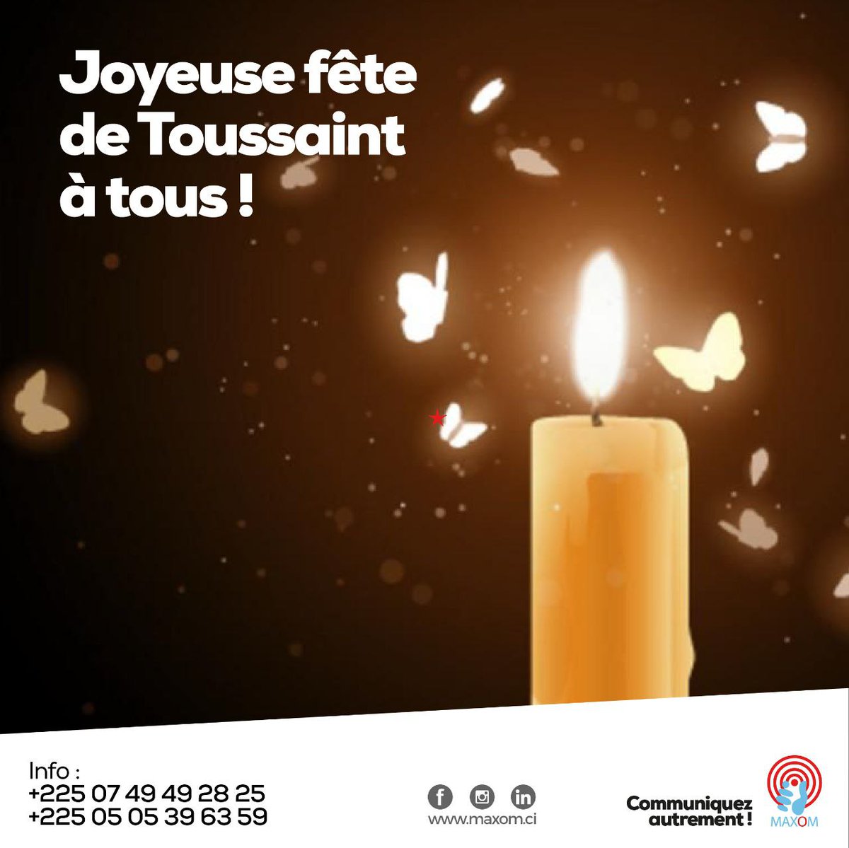 maxomci's tweet photo. Joyeuse fête de #Toussaint à tous et bon début de mois de #novembre. https://t.co/PRq4YO3PD9