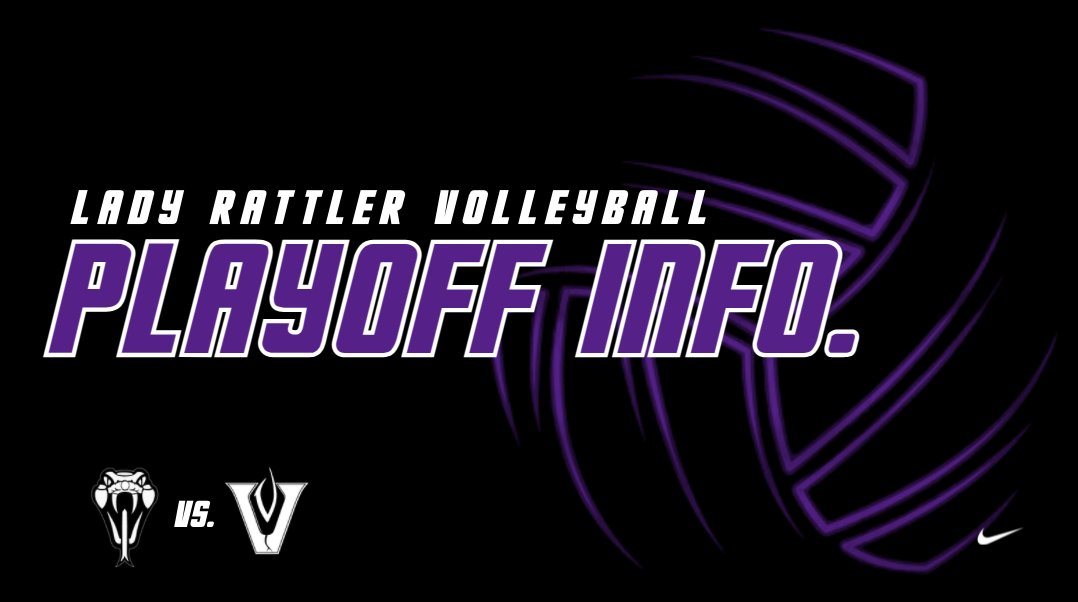 Playoff tickets are LIVE via etix.com/ticket/v/21404…
#RattlerUp and support <a href="/SanMarcosHSVB/">San Marcos Rattler Volleyball</a> as they face the Vandegrift Vipers, tonight, at 6:30 p.m. Game will take place at Vandegrift High School.