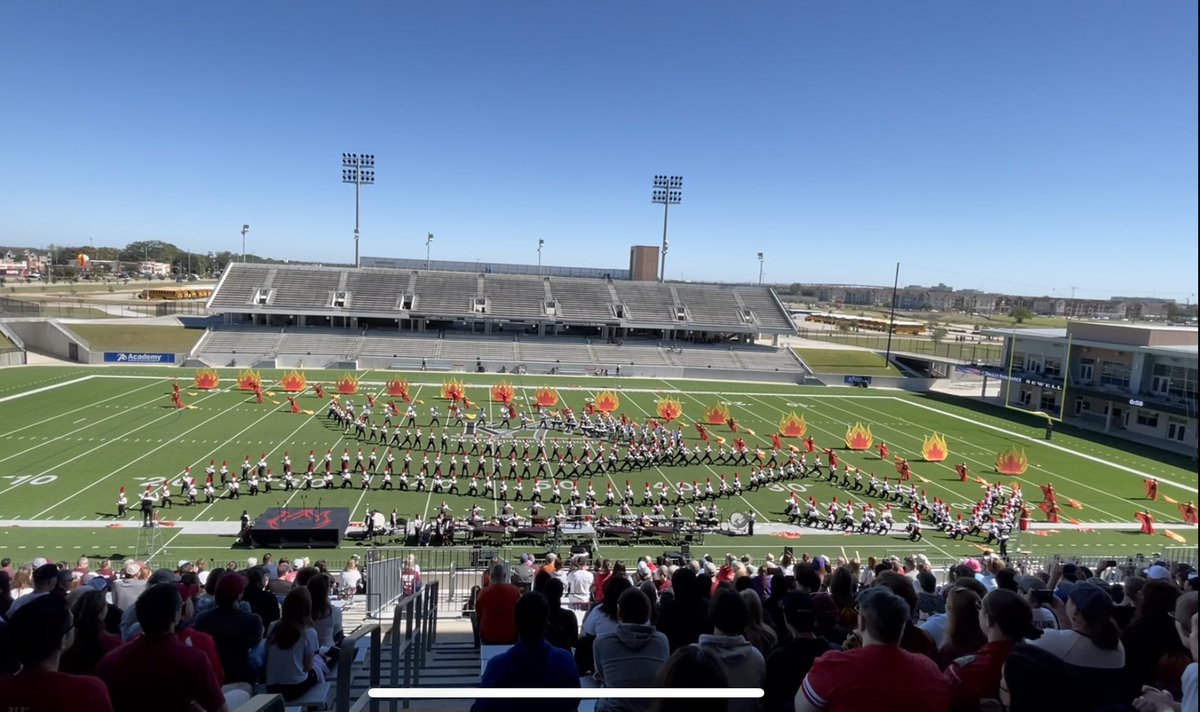 We are headed to STATE! Congratulations to our neighbors, @Bridgeland_Band and @JVHSFalconBand on qualifying as well! We now have at least TWO Alamodome performances ahead of us! Catch us at Noon on Saturday, November 6 for BOA, and at 9:30am on Monday, November 8 for State!